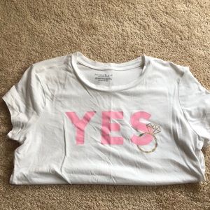 YES Victoria secret bridal tee